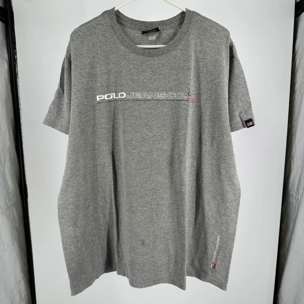 Vintage Polo Jeans Co. Ralph Lauren USA Team Surf T-Shirt Size XL